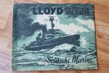 Sammelbilderalbum 1933 "Lloyd Flottenbilder-Deutsche Marine" 