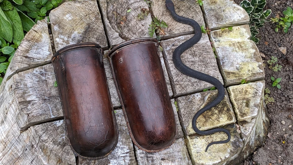 Antique 1850-1900s Two Cavalry Horse Troops Saddle Mounted Pistol Holsters - Image 4 of 4