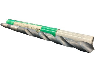 Precision Twist Drill - 15/32'' 1MT HSS, Taper Shank Twist Drill