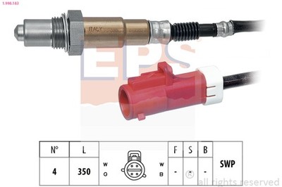 1x EPS 1.998.183 Lambdasonde für Ford