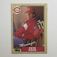1987 Topps #393 Pete Rose Reds