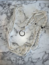 Handmade Macrame Plant Hanger Cotton Rope with Metal Ring