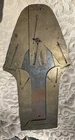 Civil War-era adjustable brass boot/shoe pattern