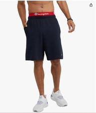 Champion Men s 9 Lounge Shorts Small Standard Fit, Lightweight Navy NWT