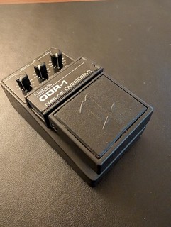 Nobels ODR 1 Natural Overdrive Pedale Verniciato Nero Chitarra Over Drive Senza Riserva