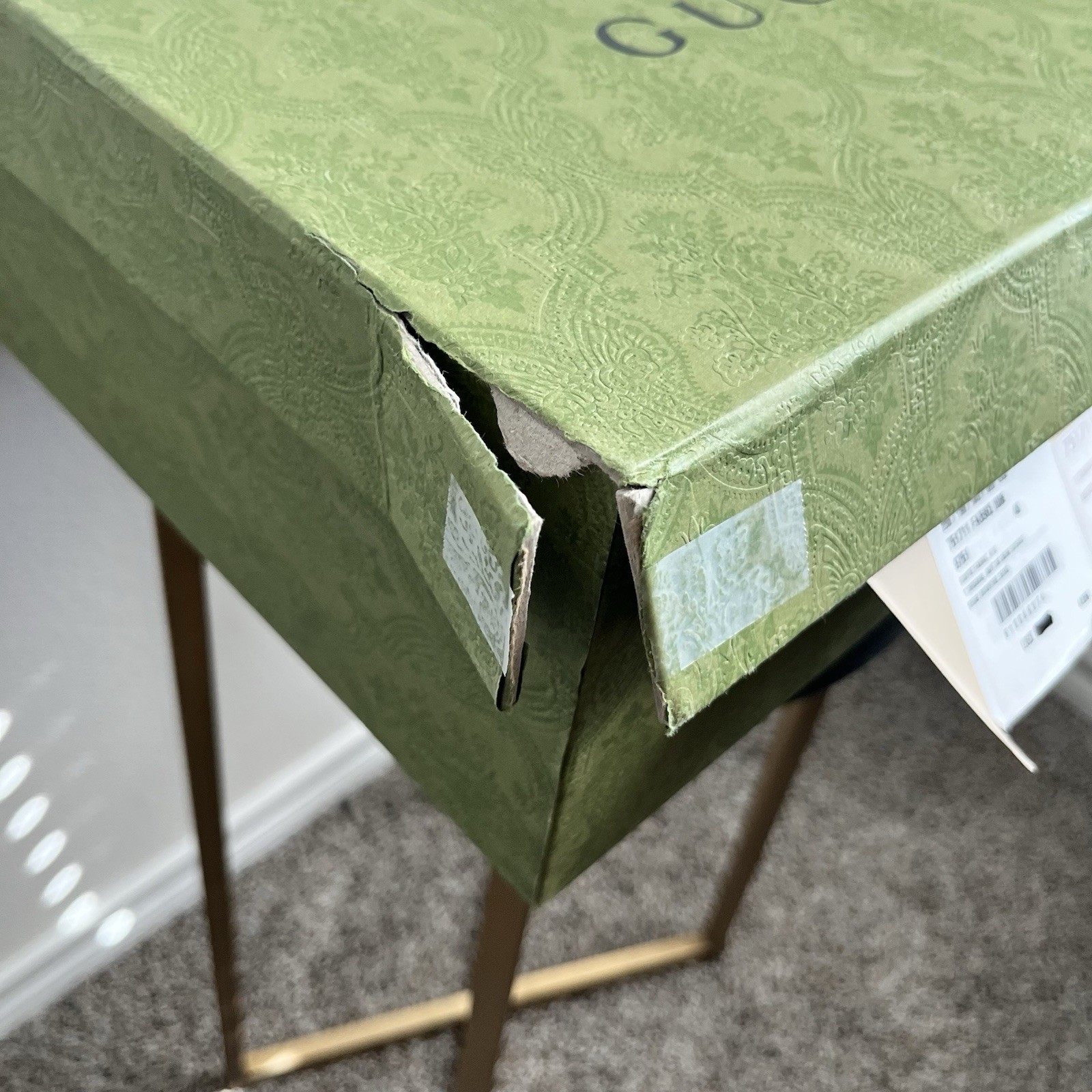 NEW Women’s GG Gucci Canvas Tan and Black Monogram Ankle Boots - EU 40/US 10 thumbnail 15