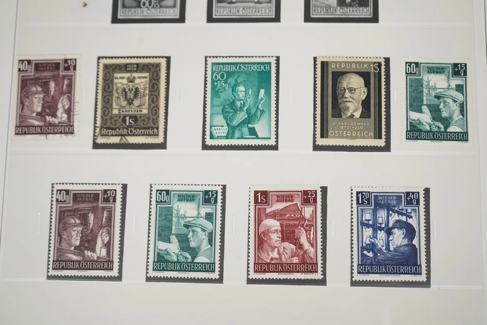 AUSTRIA 1950-1973 COLLECTION OF 425+ STAMPS & 2 SOUVENIR SHEETS IN SAFE ALBUM - Image 3 of 4