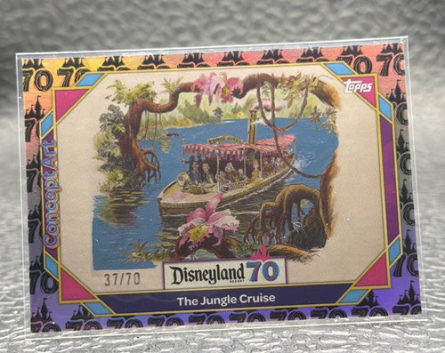 Jungle Cruise [Red Foil] #P-1 2025 Topps Disneyland 70th Anniversary Poster card