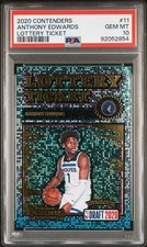 2020 Contenders Anthony Edwards Lottery Ticket PSA10!! Timberwolves 🔥 🔥 