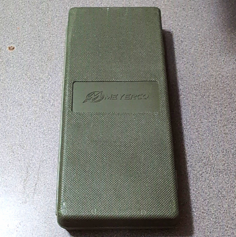 Meyerco 5pc Game Processing Knife Set Cleaver Sharpener Green Case MT-003