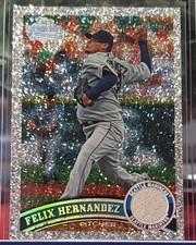 2011 Topps Felix Hernandez Diamond Anniversary Silver Sparkle #530 Mariners