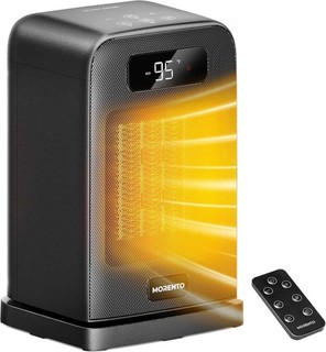 NEW OPEN BOX Morento AT SH26 1500W Electric Space Heater Black $88