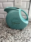 Homer Laughlin FIESTA Turquoise LARGE DISK PITCHER 60th Anniversary 1996