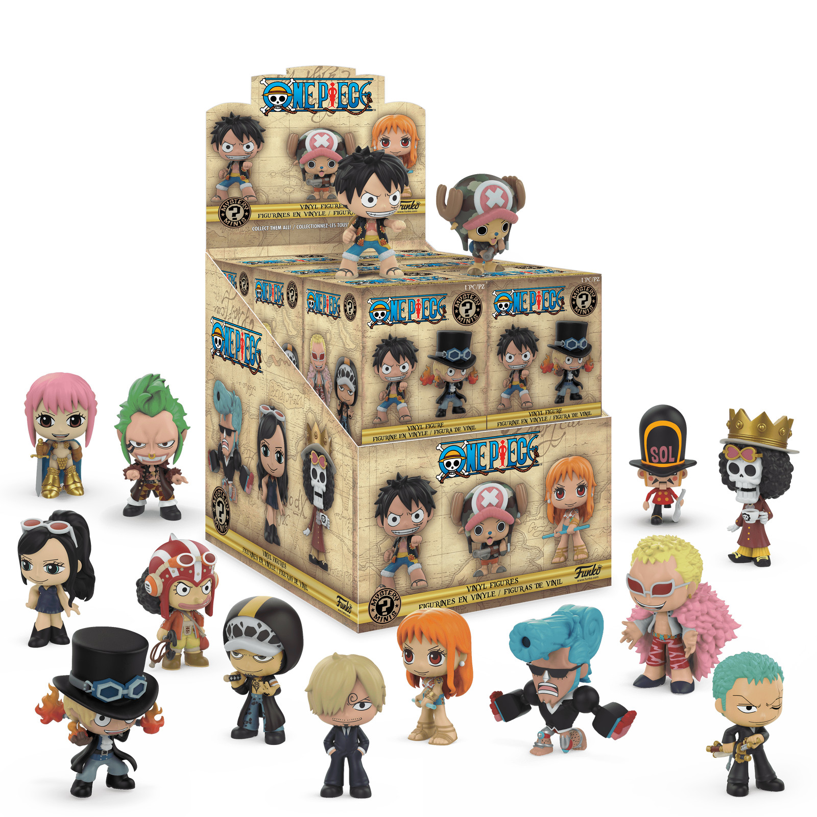 Funko Mystery Minis: One Piece - MM: One Piece - 12PC PDQ - ML for