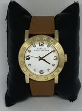 Marc By Marc Jacobs Amy MBM3056 Women's Brown Leather Analog Quartz Watch VK261