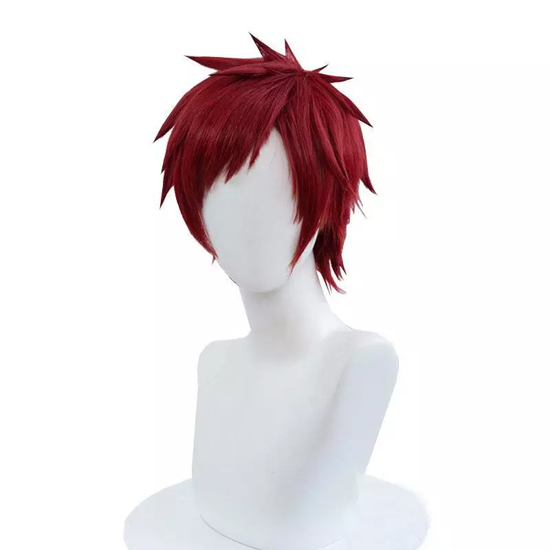 Red on sale anime wig