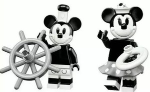 lego mickey mouse blanco y negro