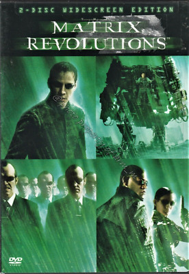 MATRIX REVOLUTIONS Staring Keanu Reeves & Laurence Fishburne - NEW DVD