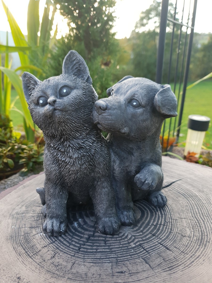Engelsflügel-Erinnerungsfigur Für Hunde – Kleine Harz-Statue Als Garten-Grabstein Oder Deko, 12 X 6 X 5,5 Cm