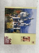 2006 MB Big Ben Neuschwanstein Castle Puzzle 1000 Pieces OPEN BOX COMPLETE