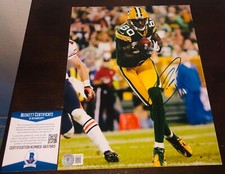 Donald Driver Green Bay Packers Signed 8x10 Photo Beckett COA RARE A