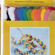 Pastel Prism Threads: 36-Pack Six Strand Cotton Floss