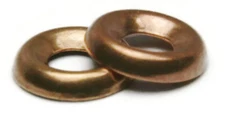 Marine Cup Washers Silicon Bronze Finishing Cup Washers - Sizes #6 To #14