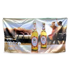 Bitburger Sun Bier Werbe Banner 140x75cm Textil Fahne Reklame Deko Werbung
