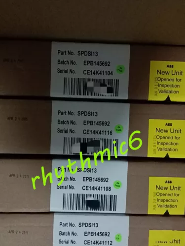 Nuevo módulo de entrada analógica SPDSI13 ABB Fast FedEx o DHL - Imagen 1 de 1