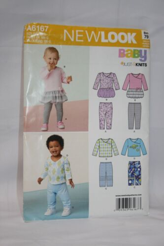 New Look  Sewing Pattern A6167 - Baby Top & Pants - Size NB-L - Picture 1 of 2