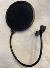 Microphone Pop Filter Mask Shield 360  Gooseneck Dual Layered Pop Wind Screen US