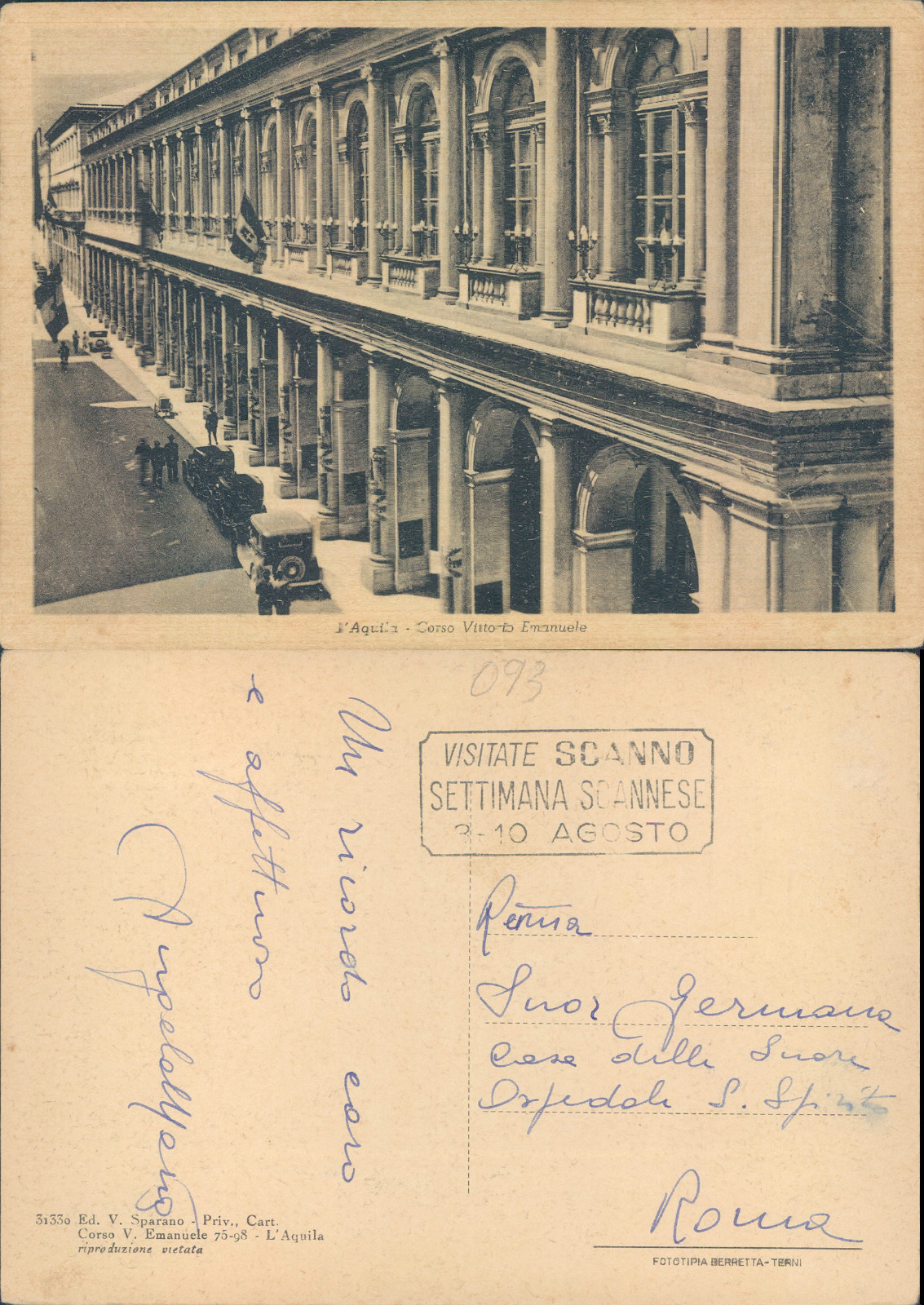 L'AQUILA,CORSO VITTORIO EMANUELE-F.G.ABRUZZO(AQ) - F.G. N.40417