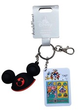 2025 Disney Parks Mickey Ear Hat Puzzle Fidget Keychain Clip Bag Charm