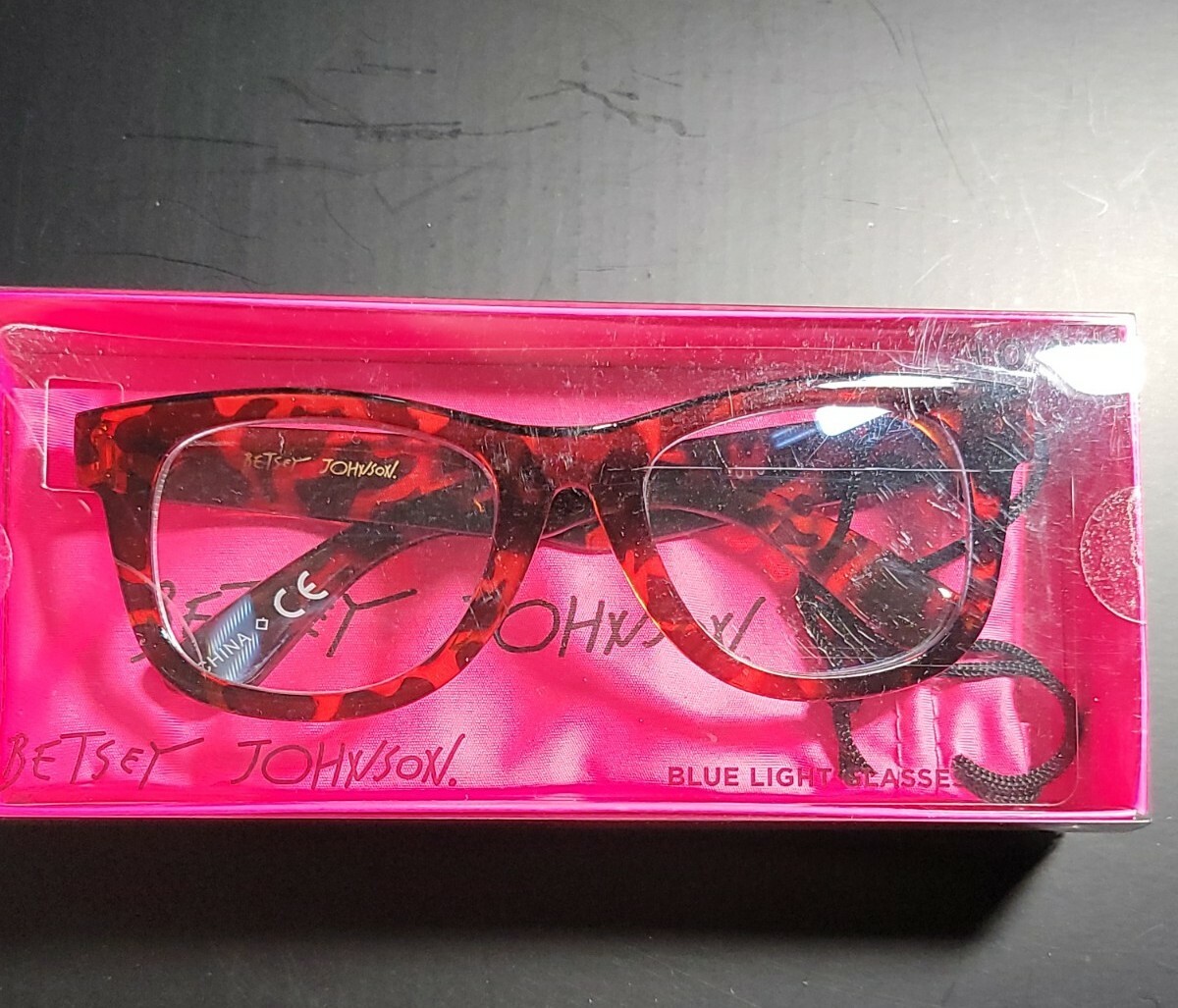 Betsey Johnson Blue Light Glasses Leopard Print +0.00 | eBay display picture 2