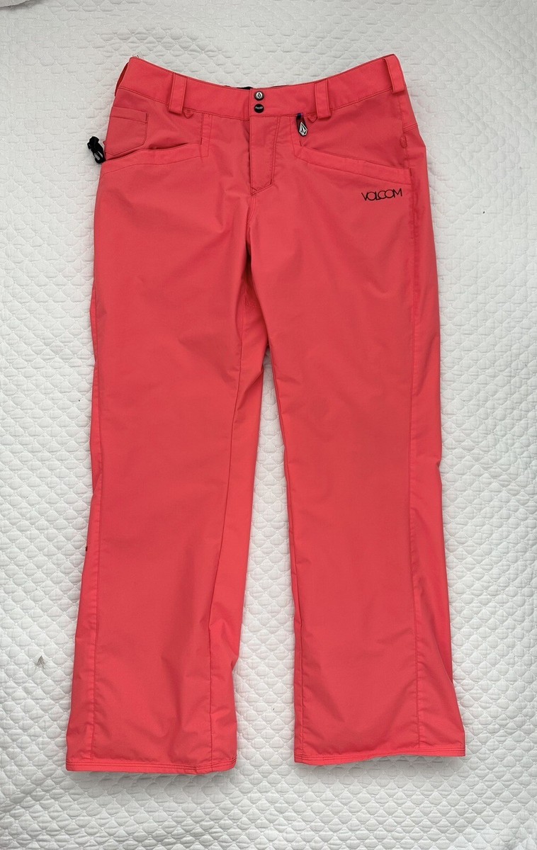 Volcom Let It Storm Snow Ski Pants Large Coral nimbus 5,000mm | eBay