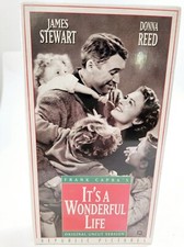 NEW Sealed It's a Wonderful Life VHS Original Uncut Version by Frank Capra's