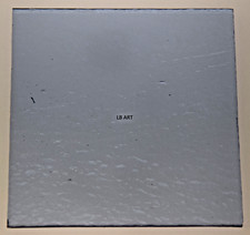 1814.30 TRANSPARENT SAPPHIRE BLUE TINT 3"x 3" BULLSEYE 3mm THICK GLASS 90 COE
