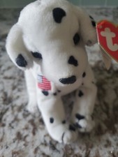 TY Beanie Baby - RESCUE the FDNY Dalmatian Dog 5.5 inch 