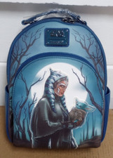 NYCC Virtual Con Loungefly Star Wars The Mandalorian Ashoka Grogu Mini Backpack
