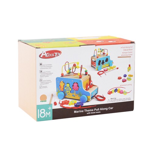 AC6665 Marine theme pull along car with bead maze - ACOOL TOY - Bild 6 von 10