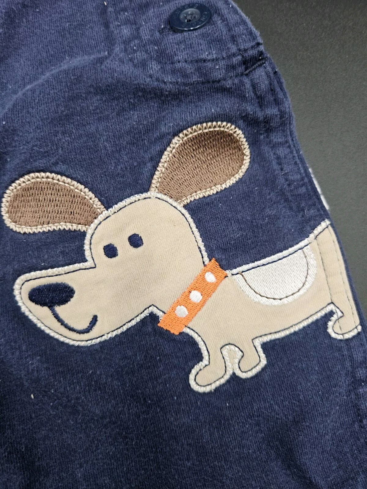 9 Month Carter's 2 Piece Overall Set For Baby, Dog Outfit, Unisex Outfit image 2