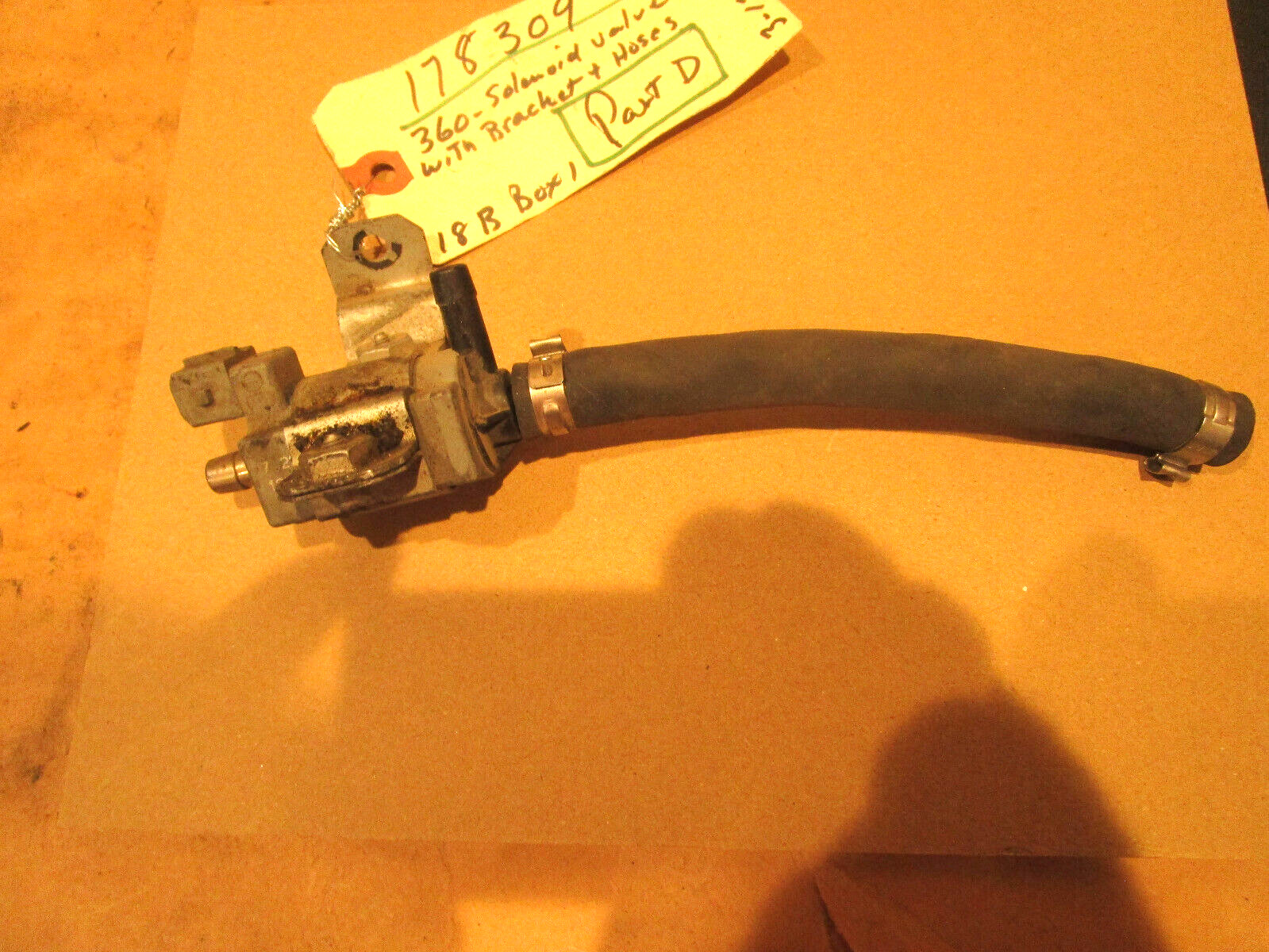 Ferrari 360 - Solenoid Valve With Bracket & Hoses - P/N 178309
