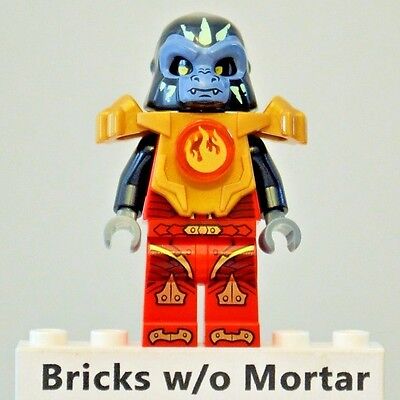 Gorzan Genuine LEGO Legends of Chima LOC Fire Gorilla Minifigure *NEW* 70143