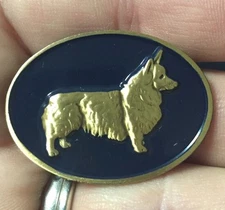 Corgi Gold Dog Charm Refrigerator Magnet Figurine Welsh Pembroke