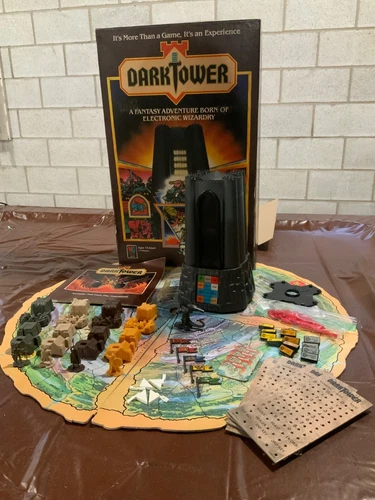 DARK TOWER Board Game - Almost Complete - Powers On - See Photos