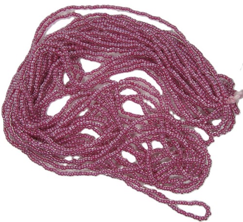Czech 11/0 Preciosa Color-Lined Transp Rocaille Glass Seed Beads 12-strand Hank - Picture 115 of 146
