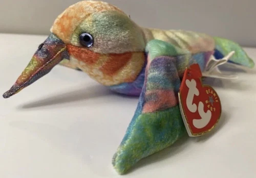 TY Beanie Baby “Nectar” the Hummingbird  Retired Vintage MWMT  (7 inch)