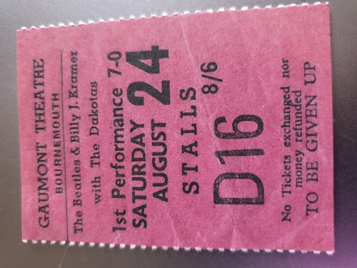 Beatles Memrobilia Konzert Programme Tickets Zeitungen Cavern Club Liverpool - Bild 84 von 115