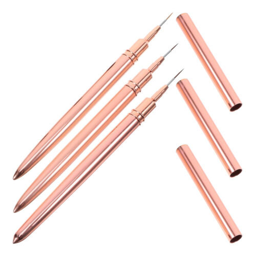 3Pcs Manicure Nail Liner Pen Nail Drawing Liner Pen Nail Art Drawing Pen Liner - Picture 10 of 12