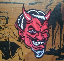 DEATH SKULL DEVIL outlaw biker JACKET Vest Biker Patch sew on